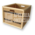 CAJA P/ARCHIVO T. OFICIO DE MADERA